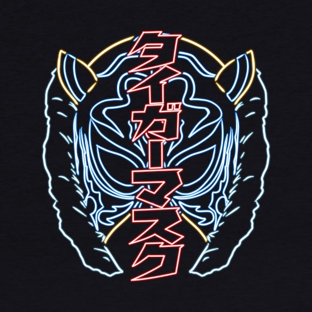 Tiger Mask neon 2 by AJSMarkout